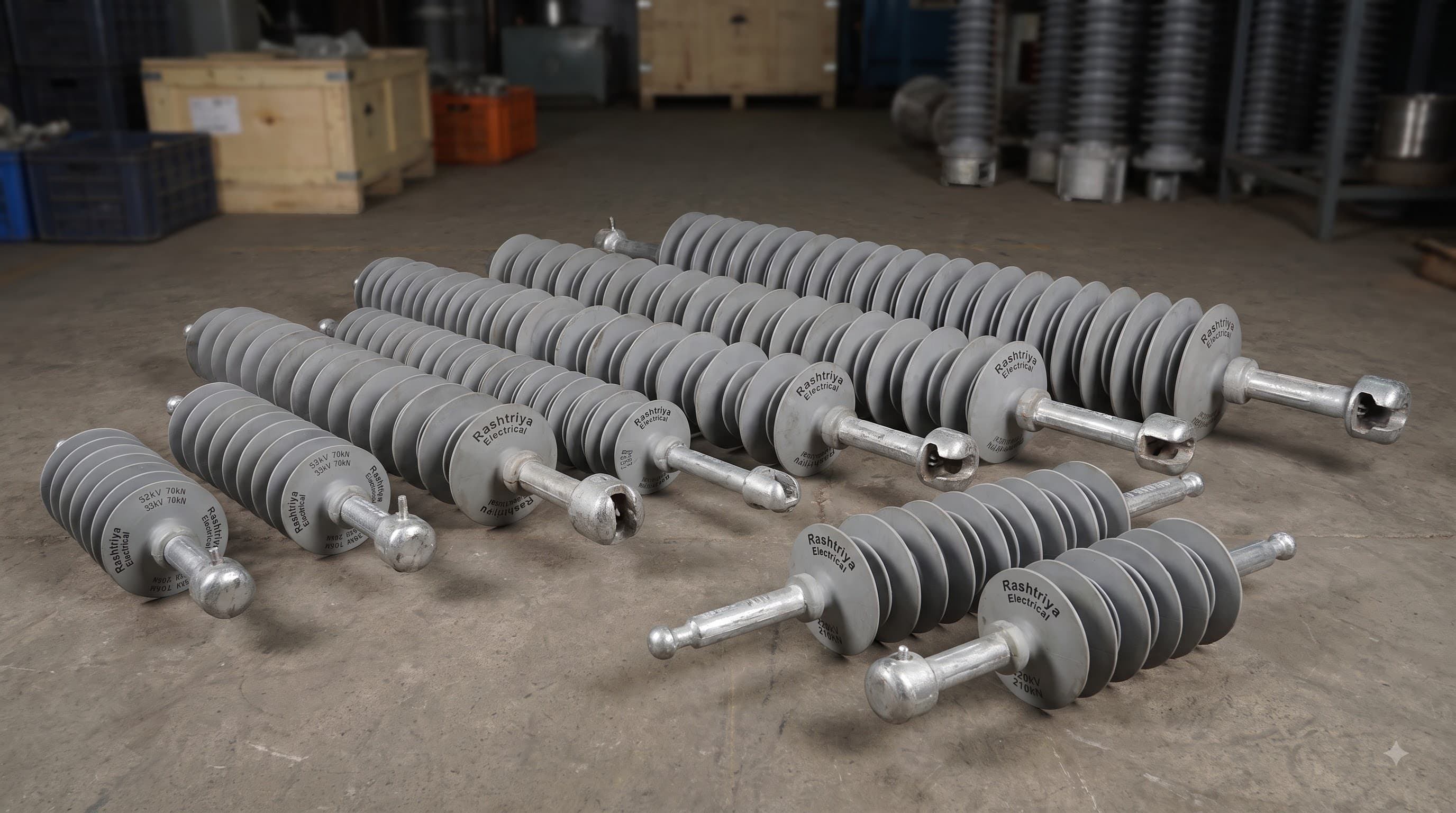 Composite polymer disc insulator range by Rashtriya Electrical