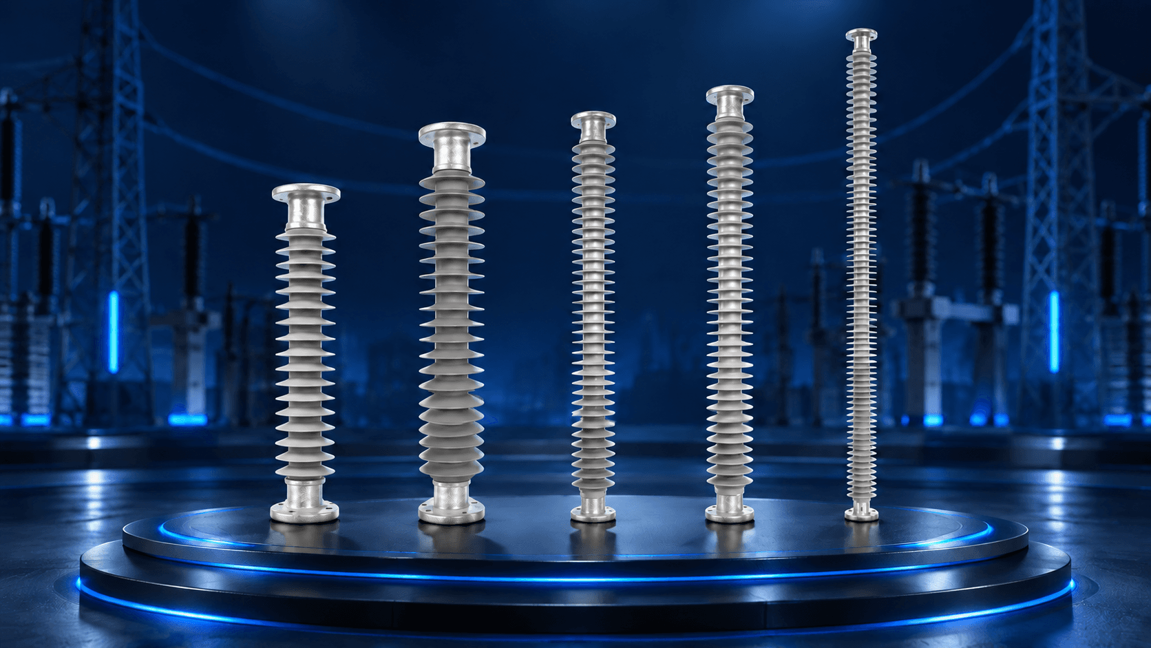 Polymer post insulator for high voltage line and station applications